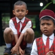 Balinese school kids