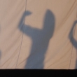 Supercali behind the shadow puppet screen
