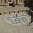 A solo performance in a Roman theater